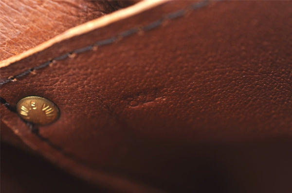 Authentic Louis Vuitton Monogram Cartouchiere MM Shoulder Bag Old Model 4424J