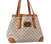 Authentic Louis Vuitton Damier Azur Hampstead MM N51206 Shoulder Tote Bag 4424K