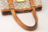 Authentic Louis Vuitton Damier Azur Hampstead MM N51206 Shoulder Tote Bag 4424K