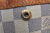 Authentic Louis Vuitton Damier Azur Hampstead MM N51206 Shoulder Tote Bag 4424K