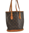 Authentic Louis Vuitton Monogram Bucket PM Shoulder Tote Bag M42238 LV 4426J