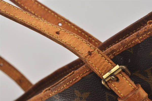 Authentic Louis Vuitton Monogram Bucket PM Shoulder Tote Bag M42238 LV 4426J