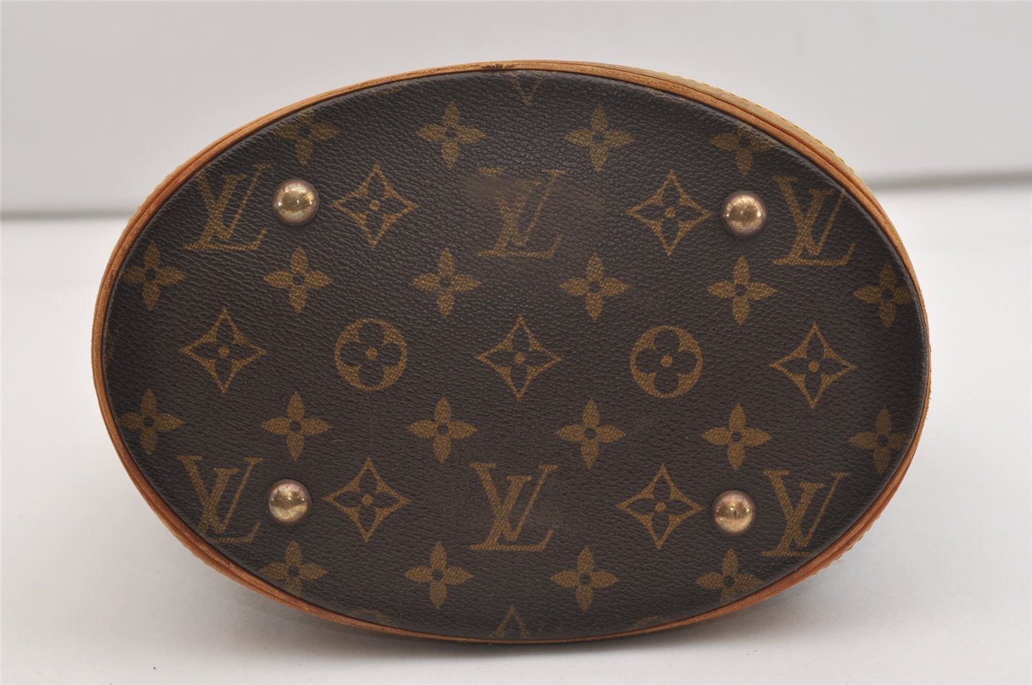 Authentic Louis Vuitton Monogram Bucket PM Shoulder Tote Bag M42238 LV 4426J