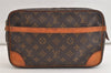 Authentic Louis Vuitton Monogram Compiegne 28 Clutch Hand Bag M51845 LV 4426K