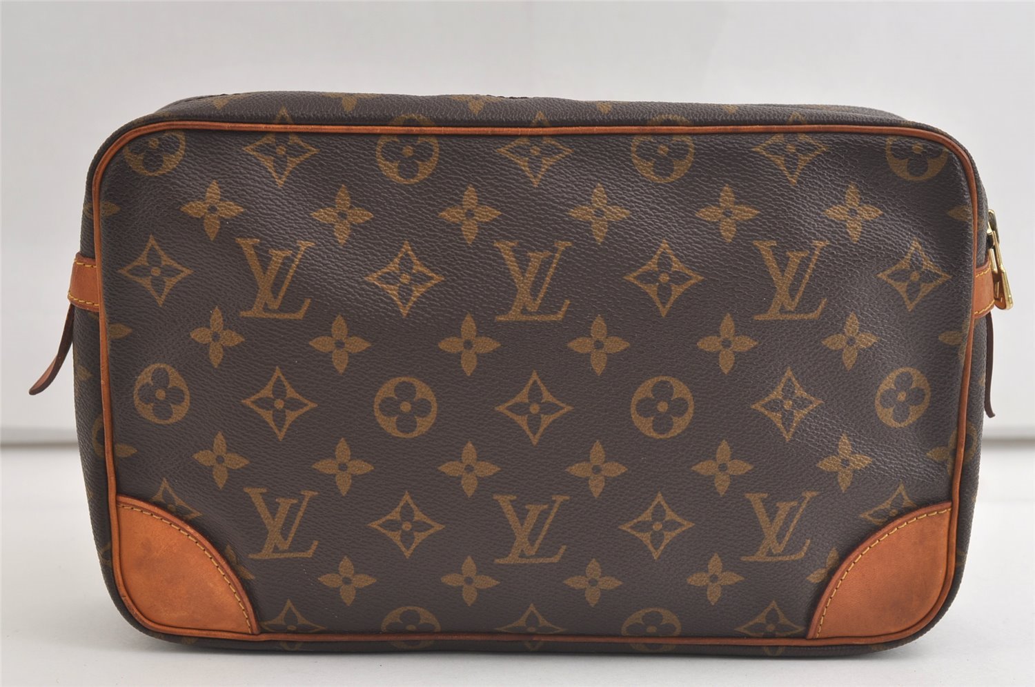 Authentic Louis Vuitton Monogram Compiegne 28 Clutch Hand Bag M51845 LV 4426K