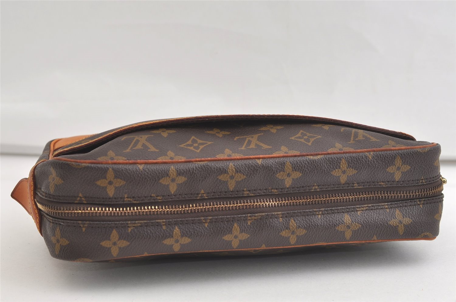 Authentic Louis Vuitton Monogram Compiegne 28 Clutch Hand Bag M51845 LV 4426K