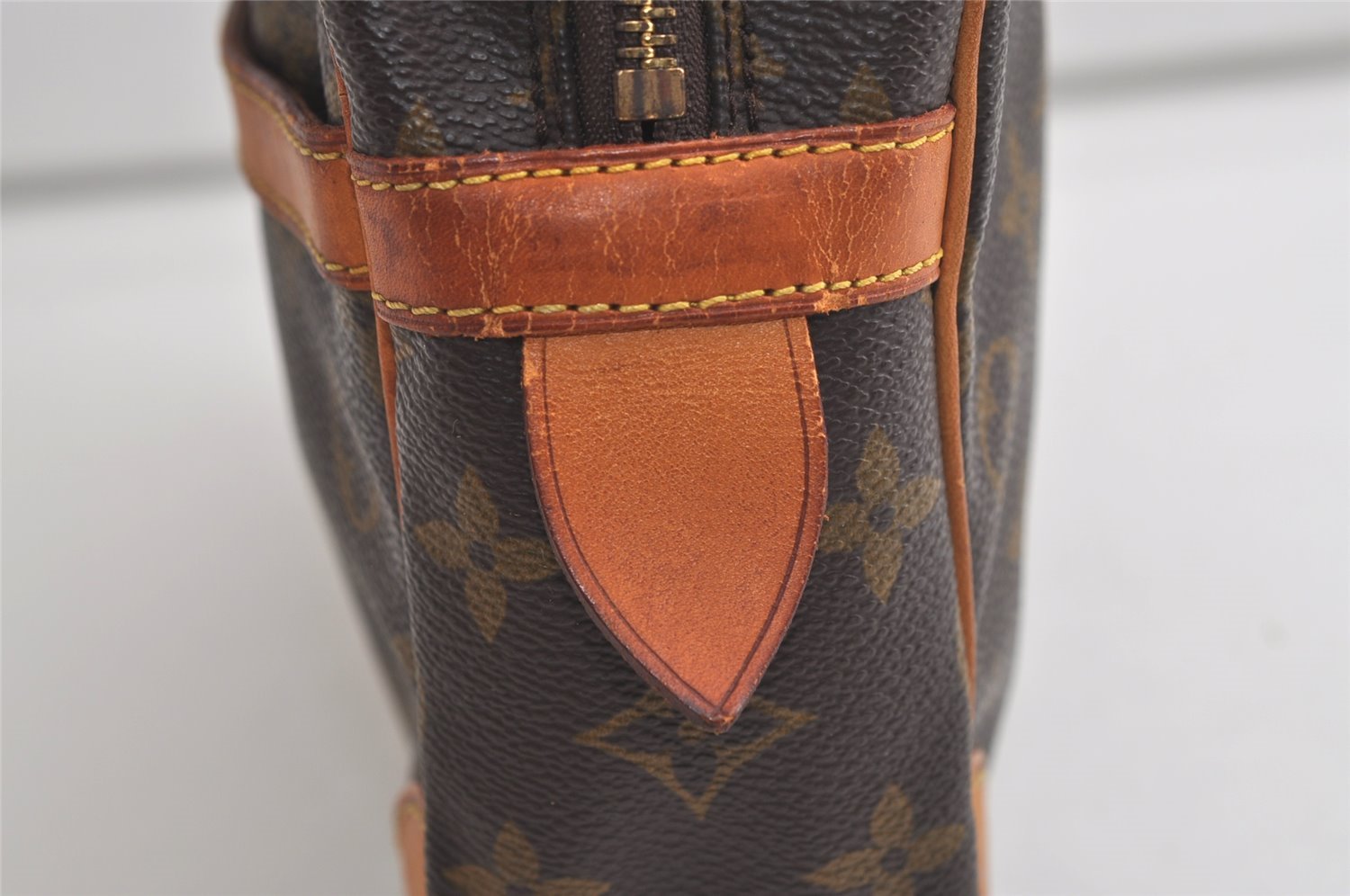 Authentic Louis Vuitton Monogram Compiegne 28 Clutch Hand Bag M51845 LV 4426K