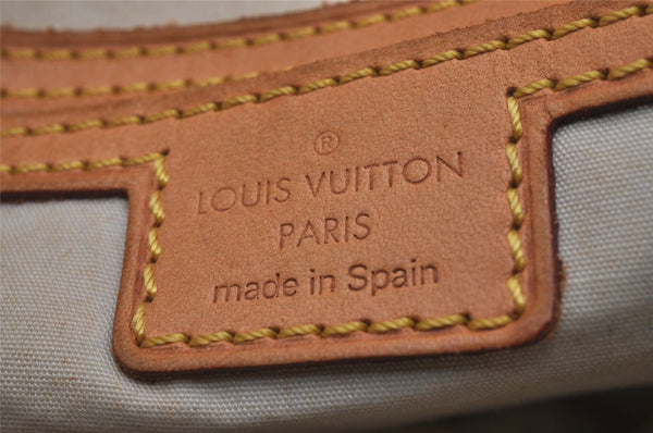 Auth Louis Vuitton Monogram Mini Jeanne GM Shoulder Bag M92000 Blue Junk 4429I