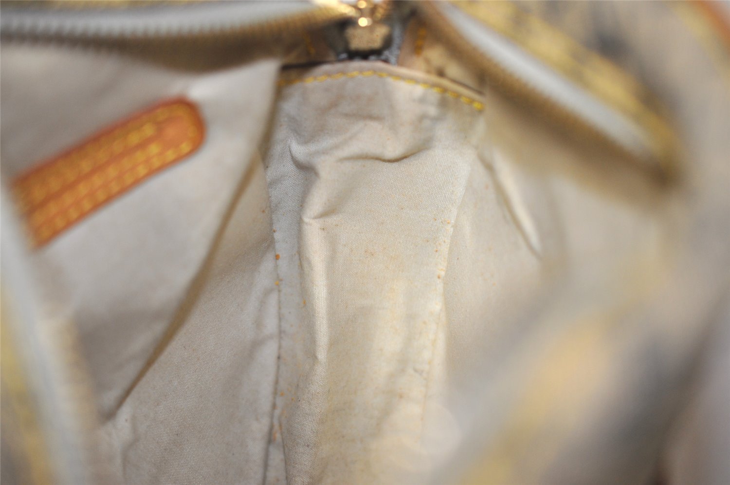 Auth Louis Vuitton Monogram Mini Jeanne GM Shoulder Bag M92000 Blue Junk 4429I