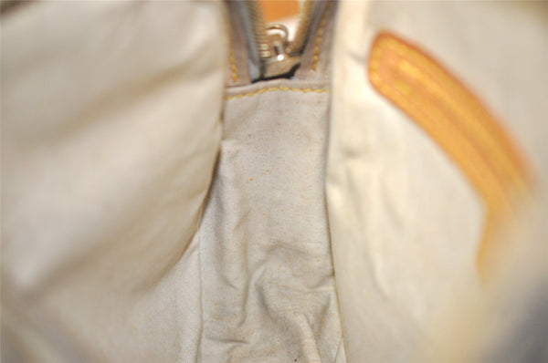 Auth Louis Vuitton Monogram Mini Jeanne GM Shoulder Bag M92000 Blue Junk 4429I