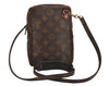 Authentic Louis Vuitton Monogram Danube Shoulder Cross Bag Old Model LV 4429J