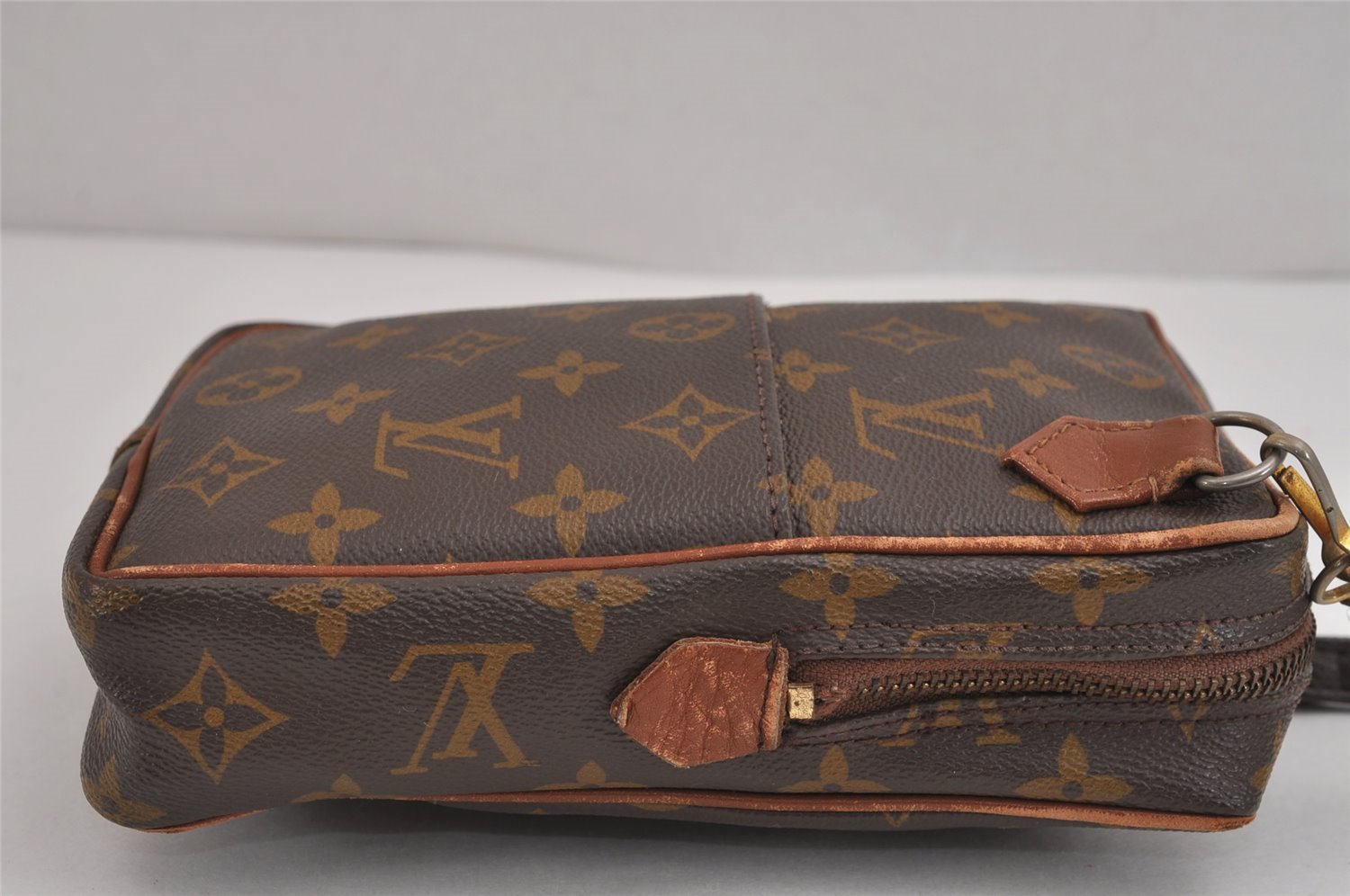 Authentic Louis Vuitton Monogram Danube Shoulder Cross Bag Old Model LV 4429J
