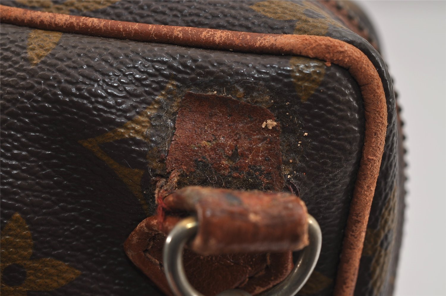 Authentic Louis Vuitton Monogram Danube Shoulder Cross Bag Old Model LV 4429J