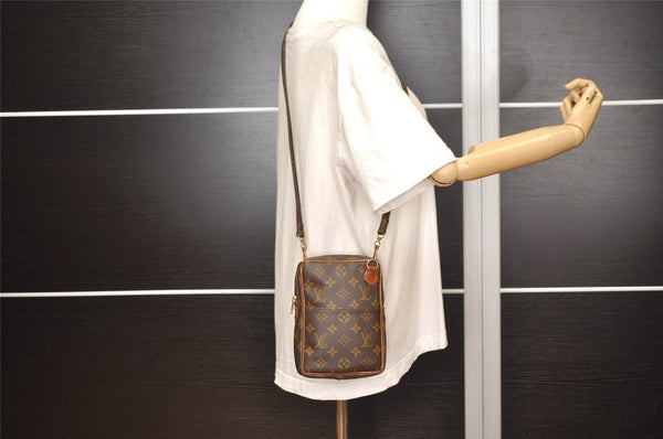 Authentic Louis Vuitton Monogram Danube Shoulder Cross Bag Old Model LV 4429J