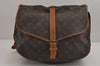 Authentic Louis Vuitton Monogram Saumur 35 Shoulder Cross Bag M42254 LV 4430J