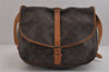 Authentic Louis Vuitton Monogram Saumur 35 Shoulder Cross Bag M42254 LV 4430J