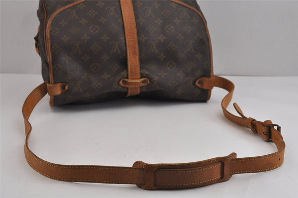 Authentic Louis Vuitton Monogram Saumur 35 Shoulder Cross Bag M42254 LV 4430J