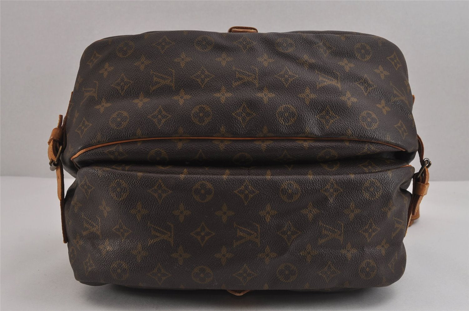 Authentic Louis Vuitton Monogram Saumur 35 Shoulder Cross Bag M42254 LV 4430J