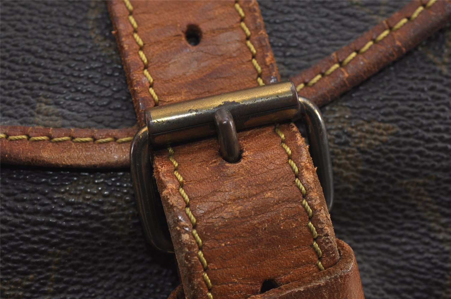 Authentic Louis Vuitton Monogram Saumur 35 Shoulder Cross Bag M42254 LV 4430J