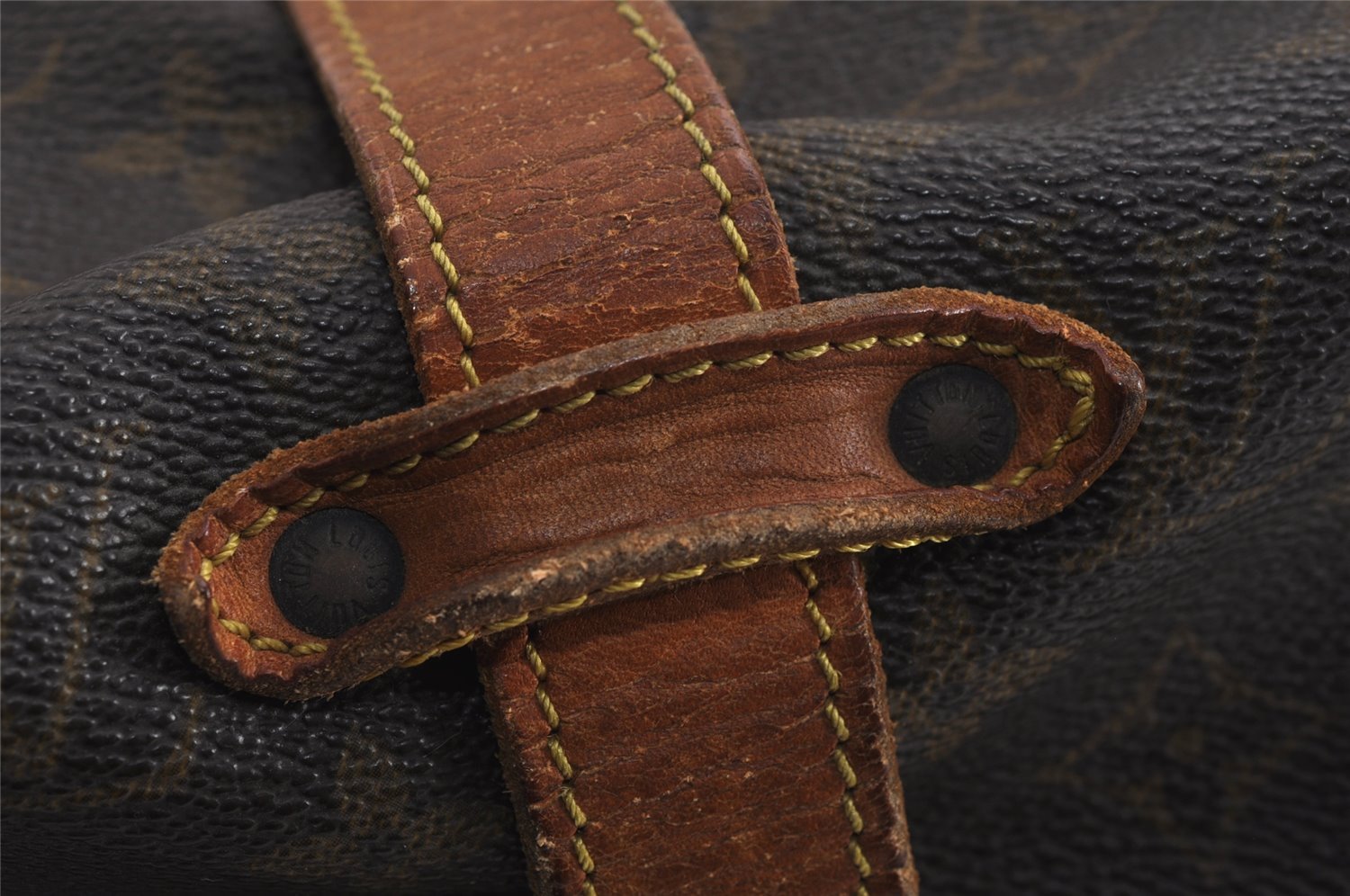 Authentic Louis Vuitton Monogram Saumur 35 Shoulder Cross Bag M42254 LV 4430J