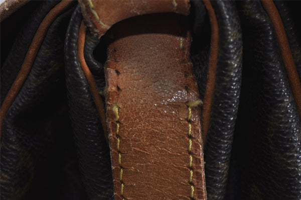 Authentic Louis Vuitton Monogram Saumur 35 Shoulder Cross Bag M42254 LV 4430J