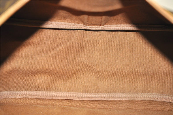 Authentic Louis Vuitton Monogram Saumur 35 Shoulder Cross Bag M42254 LV 4430J