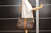 Authentic Louis Vuitton Monogram Saumur 35 Shoulder Cross Bag M42254 LV 4430J