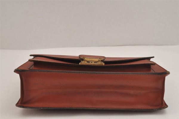 Authentic Louis Vuitton Epi Monceau 2Way Hand Bag Brown M52123 LV Junk 4431J