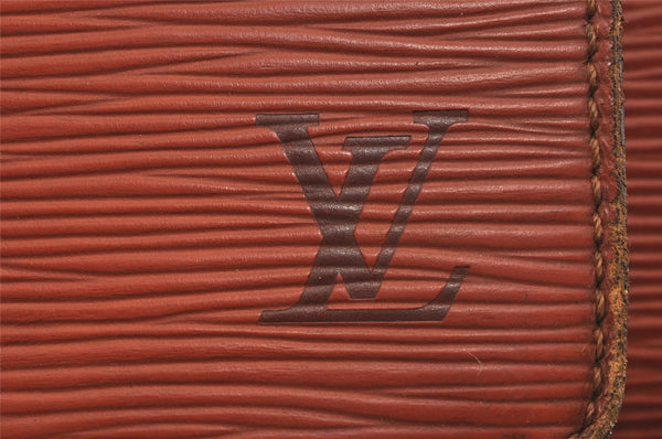 Authentic Louis Vuitton Epi Monceau 2Way Hand Bag Brown M52123 LV Junk 4431J