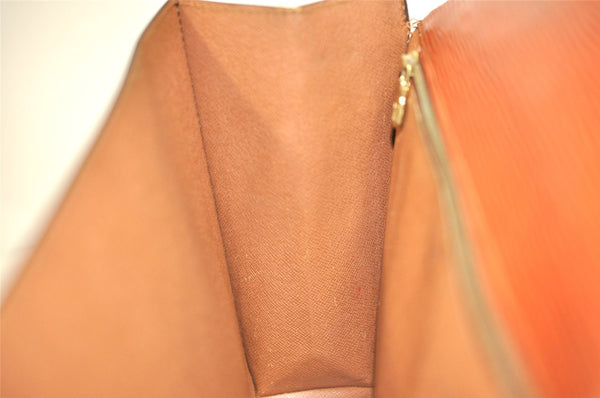 Authentic Louis Vuitton Epi Monceau 2Way Hand Bag Brown M52123 LV Junk 4431J