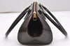 Authentic Louis Vuitton Vernis Sherwood PM Hand Bag Wine Red M91493 LV 4432K