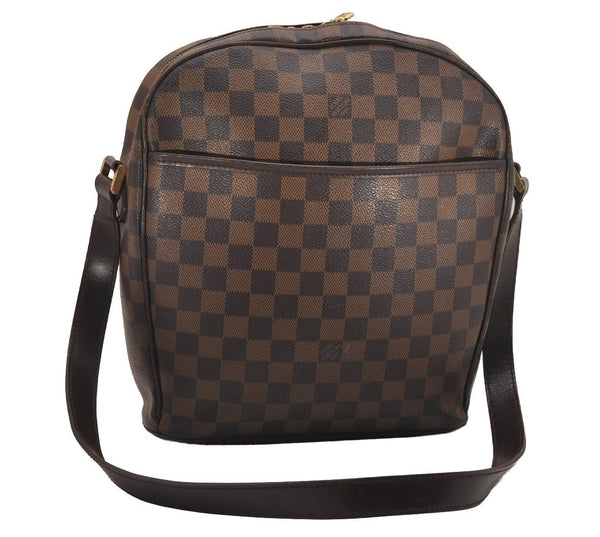 Authentic Louis Vuitton Damier Ipanema GM Shoulder Cross Bag N51292 LV 4433J