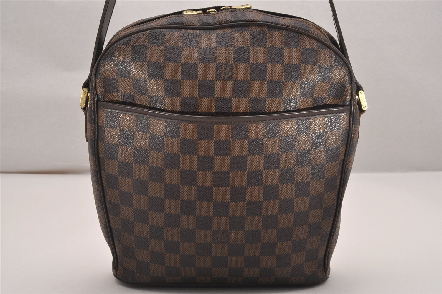 Authentic Louis Vuitton Damier Ipanema GM Shoulder Cross Bag N51292 LV 4433J