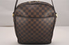 Authentic Louis Vuitton Damier Ipanema GM Shoulder Cross Bag N51292 LV 4433J