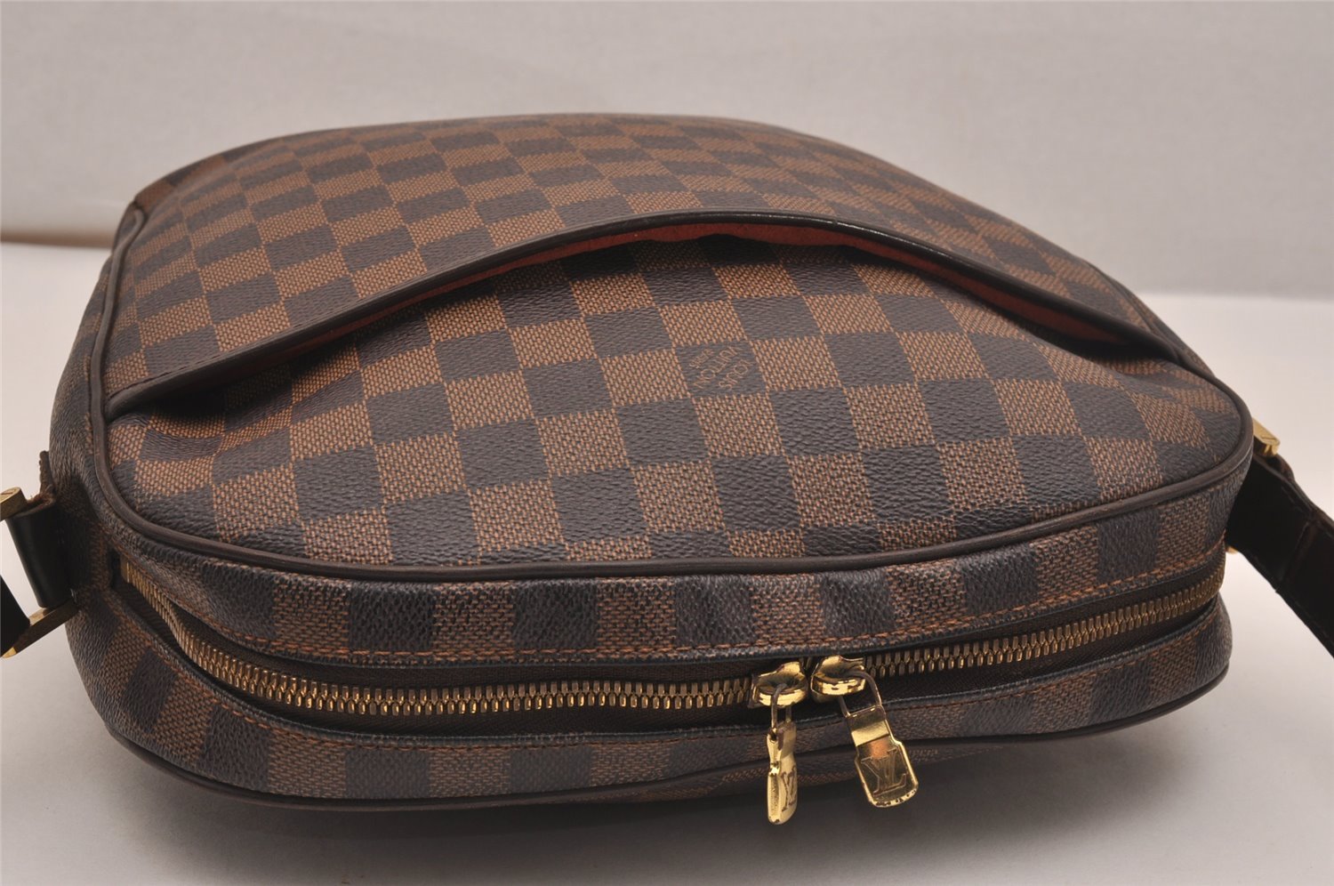 Authentic Louis Vuitton Damier Ipanema GM Shoulder Cross Bag N51292 LV 4433J