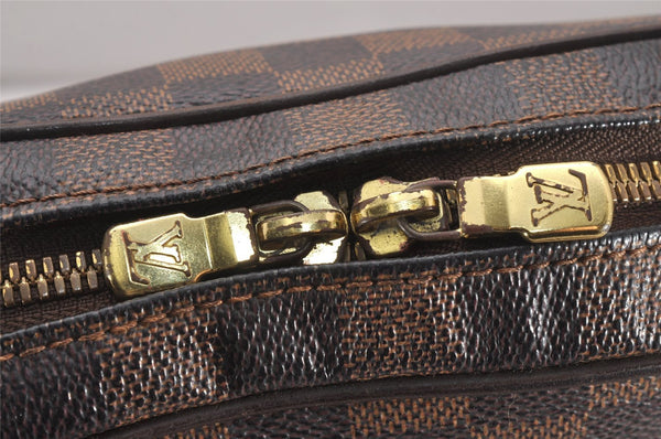 Authentic Louis Vuitton Damier Ipanema GM Shoulder Cross Bag N51292 LV 4433J