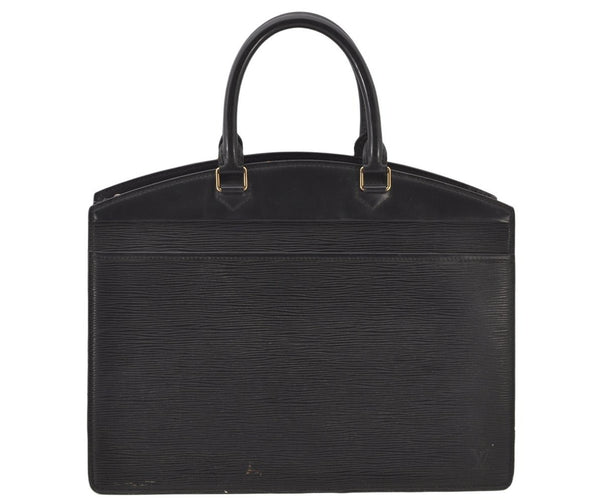 Authentic Louis Vuitton Epi Riviera Hand Bag Black M48182 LV Junk 4433K