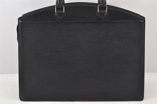 Authentic Louis Vuitton Epi Riviera Hand Bag Black M48182 LV Junk 4433K