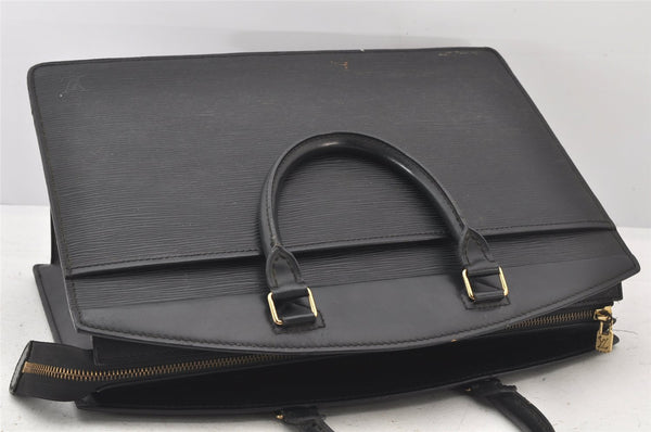 Authentic Louis Vuitton Epi Riviera Hand Bag Black M48182 LV Junk 4433K