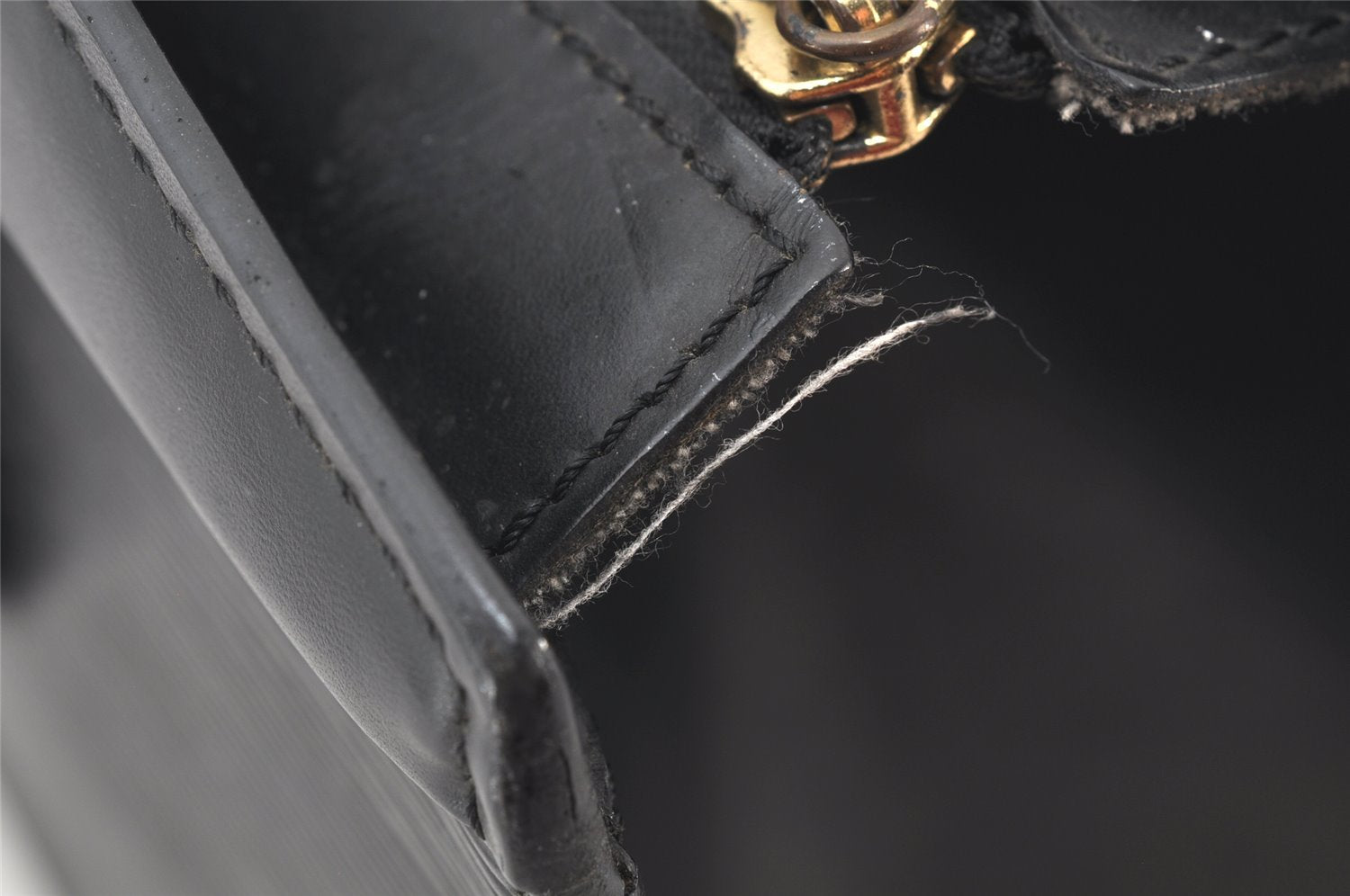 Authentic Louis Vuitton Epi Riviera Hand Bag Black M48182 LV Junk 4433K