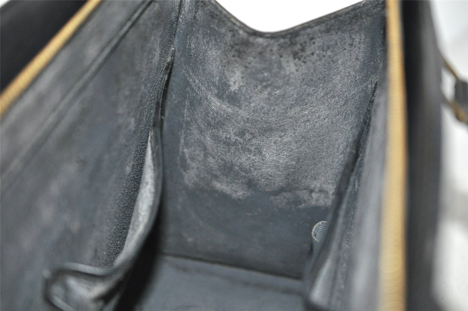 Authentic Louis Vuitton Epi Riviera Hand Bag Black M48182 LV Junk 4433K