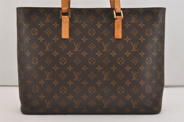 Authentic Louis Vuitton Monogram Luco Shoulder Tote Bag M51155 LV Junk 4434J