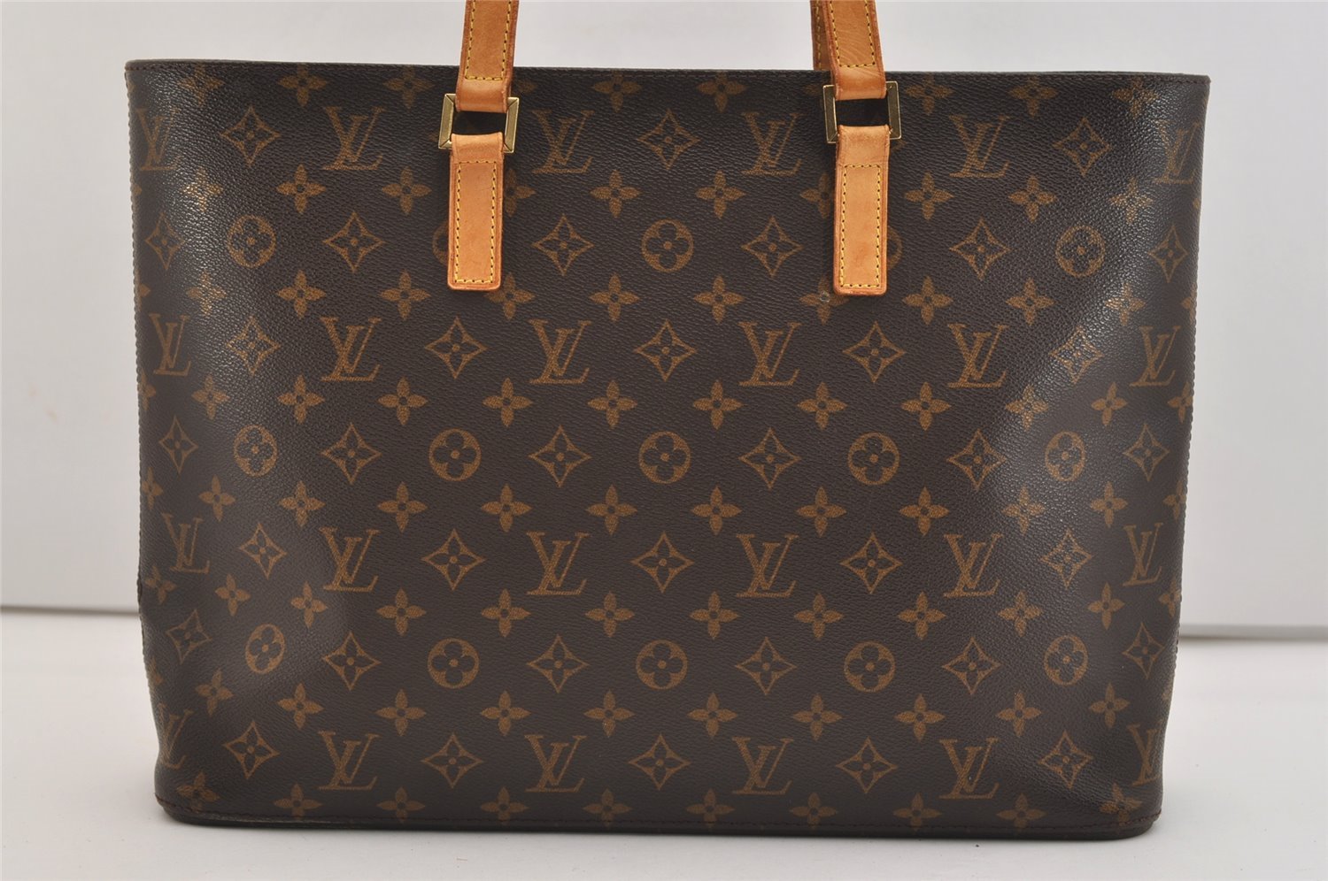 Authentic Louis Vuitton Monogram Luco Shoulder Tote Bag M51155 LV Junk 4434J