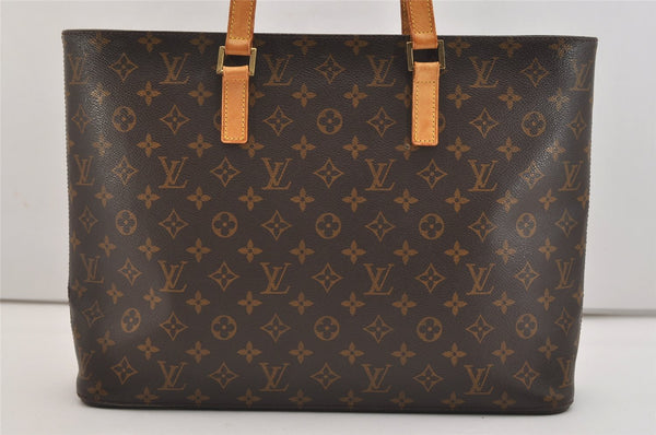 Authentic Louis Vuitton Monogram Luco Shoulder Tote Bag M51155 LV Junk 4434J