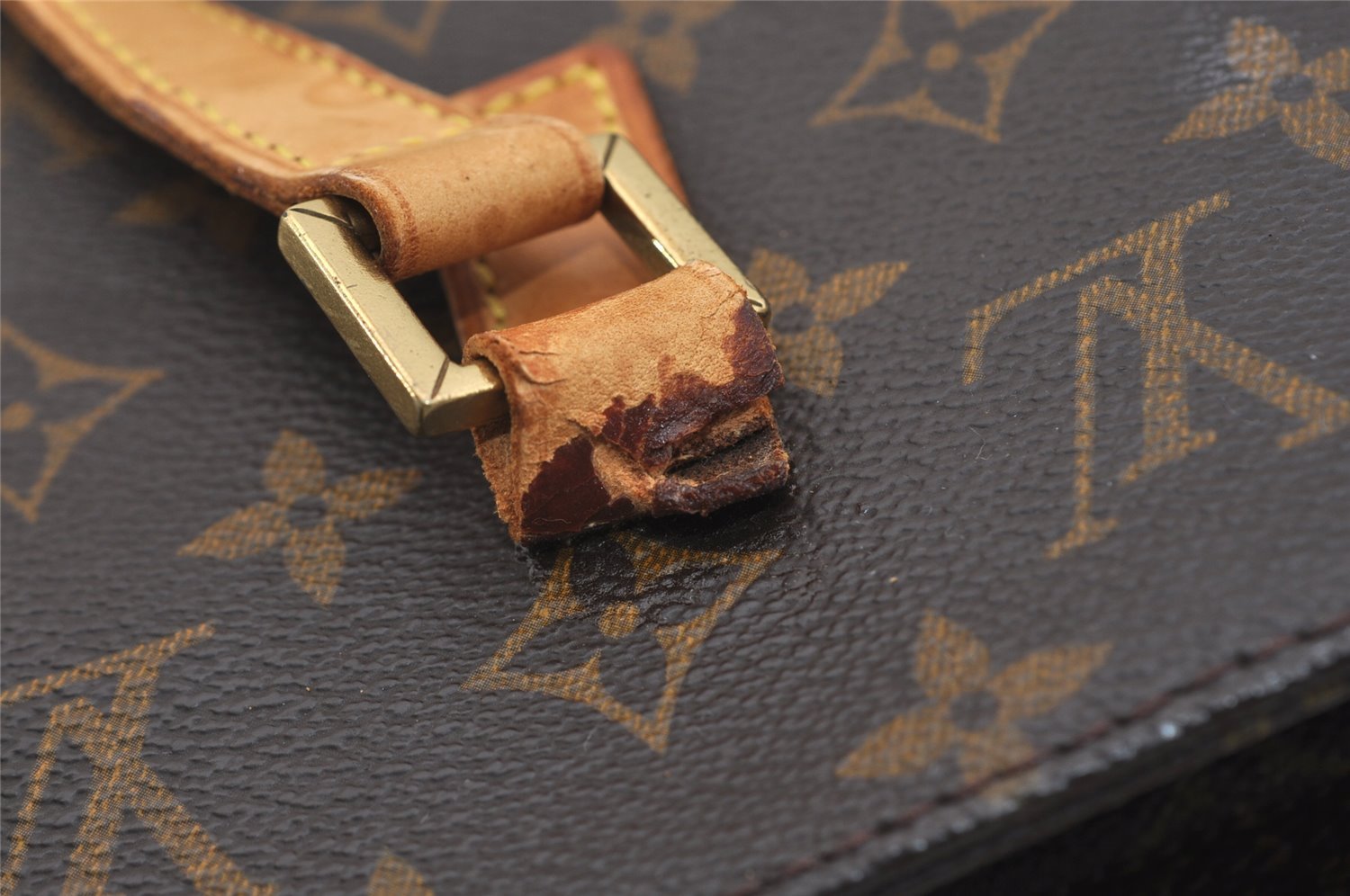 Authentic Louis Vuitton Monogram Luco Shoulder Tote Bag M51155 LV Junk 4434J