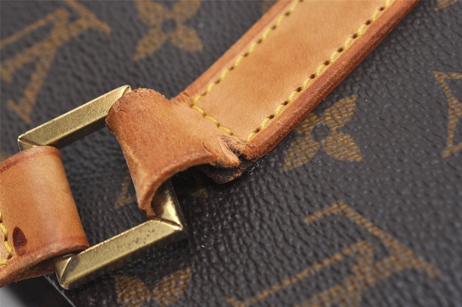 Authentic Louis Vuitton Monogram Luco Shoulder Tote Bag M51155 LV Junk 4434J