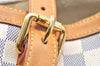 Authentic Louis Vuitton Damier Azur Hampstead MM N51206 Shoulder Tote Bag 4434K