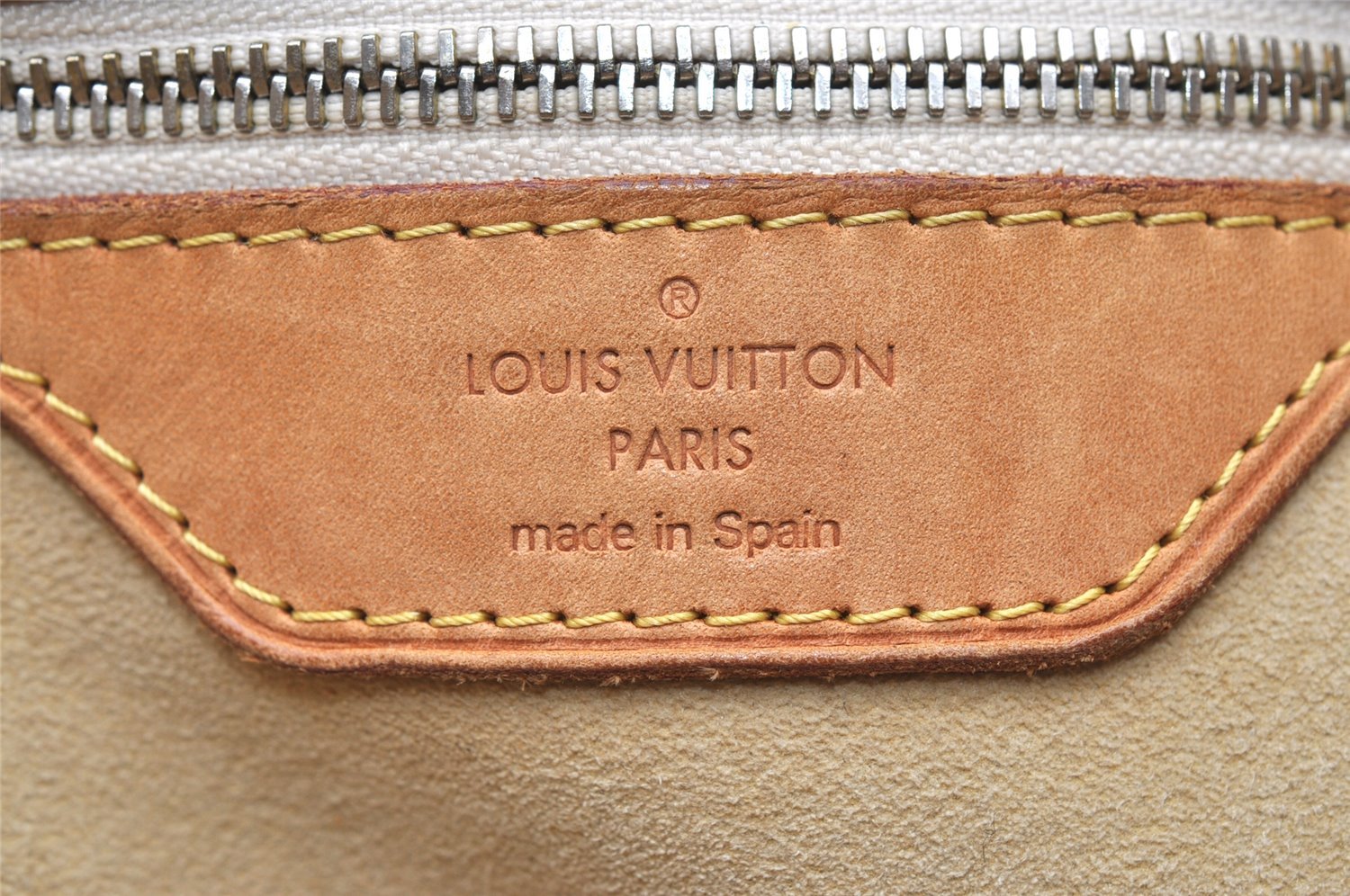 Authentic Louis Vuitton Damier Azur Hampstead MM N51206 Shoulder Tote Bag 4434K