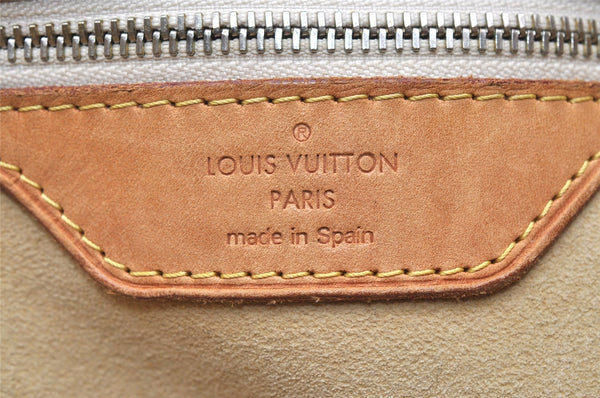 Authentic Louis Vuitton Damier Azur Hampstead MM N51206 Shoulder Tote Bag 4434K