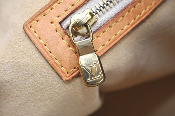 Authentic Louis Vuitton Damier Azur Hampstead MM N51206 Shoulder Tote Bag 4434K